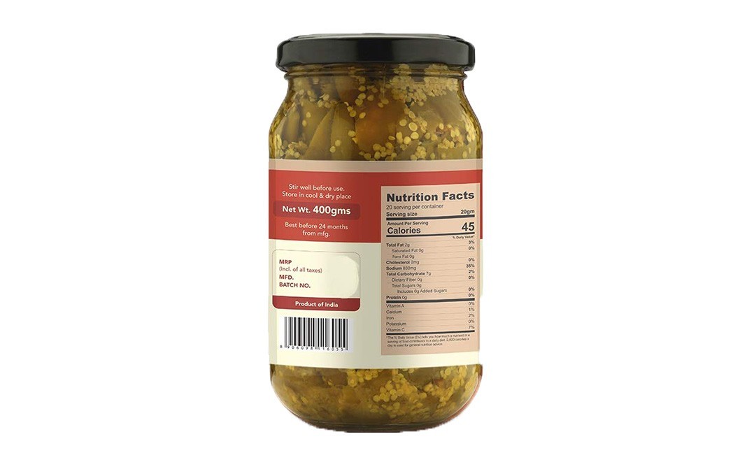 Pursuit Lime Chilli Hot Pickle    Glass Jar  400 grams
